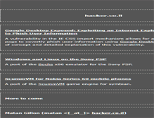 Tablet Screenshot of hacker.co.il